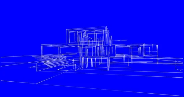 抽象的な建築壁紙のデザインデジタルコンセプトの背景 — ストック写真