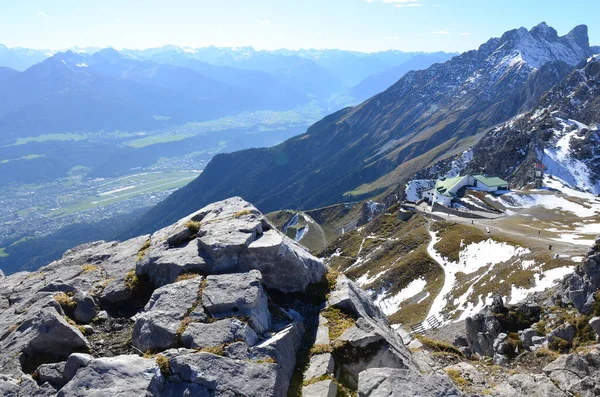 Vista Panorâmica Das Montanhas Fundo Natureza — Fotografia de Stock