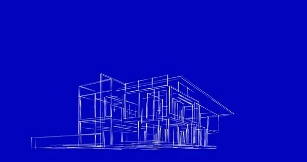 Абстрактный Архитектурный Дизайн Обоев Цифровой Концепт Фон — стоковое фото