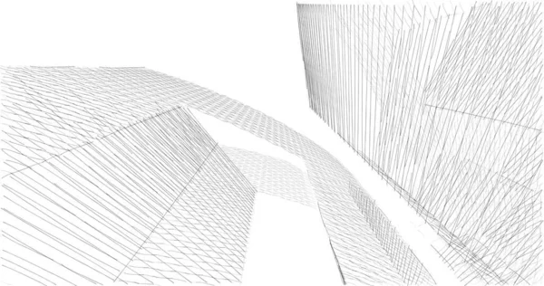 Абстрактный Архитектурный Дизайн Обоев Цифровой Концепт Фон — стоковое фото