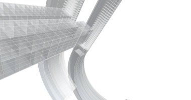 Geometrik mimari binalar tasarımı