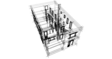 Geometrik mimari binalar tasarımı