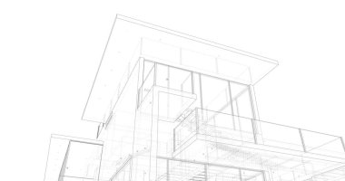 minimal geometrik mimari binalar tasarımı