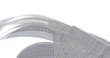 Geometrik mimari binalar tasarımı