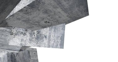 Arkaplanda mimari bina 3d illüstrasyon