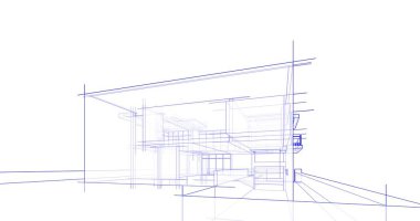 minimal geometrik mimari binalar tasarımı