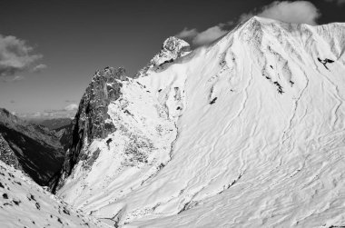 Alp manzarası, güzel dağlar.