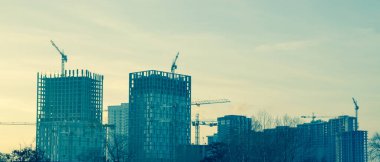 soyut mimari arka plan, bina inşaatı