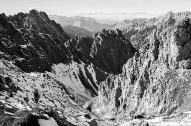 Dağların manzarası, doğa arkaplanı