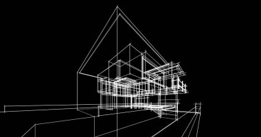 Geometrik mimari binalar tasarımı