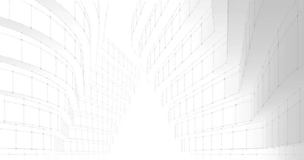 Design Abstrait Papier Peint Architectural Fond Concept Numérique — Photo