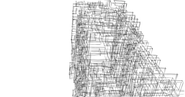 Абстрактный Архитектурный Дизайн Обоев Цифровой Концепт Фон — стоковое фото