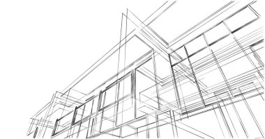 Geometrik mimari binalar tasarımı