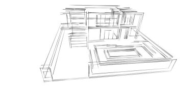 Geometrik mimari binalar tasarımı