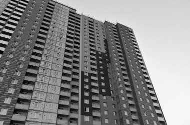 Şehirdeki modern binaların görünüşü