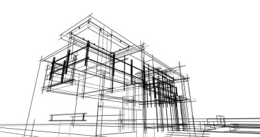 minimal geometrik mimari binalar tasarımı