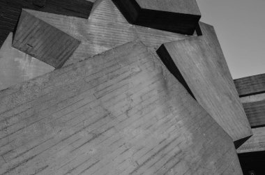 minimal geometrik şekiller, mimari çizgiler