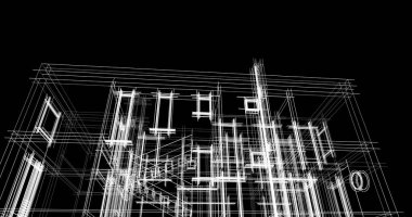 Geometrik mimari binalar tasarımı