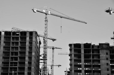 Şehirdeki modern binaların görünüşü