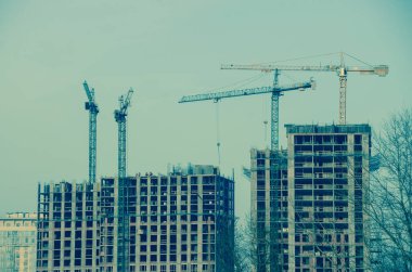 soyut mimari arka plan, bina inşaatı