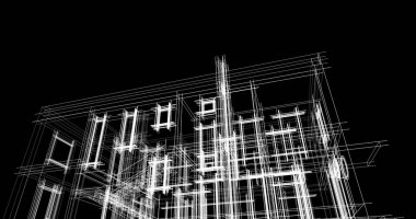 Geometrik mimari binalar tasarımı