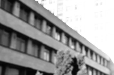 Bulanık şehir manzarası, soyut arkaplan 