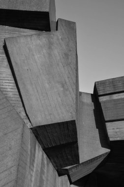 minimal geometrik şekiller, mimari çizgiler