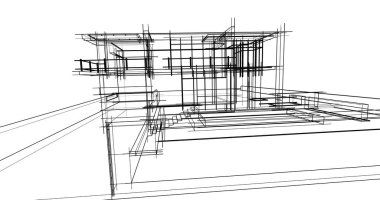 minimal geometrik mimari binalar tasarımı