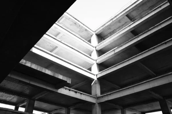 Geometriska Arkitektoniska Byggnadsformer — Stockfoto