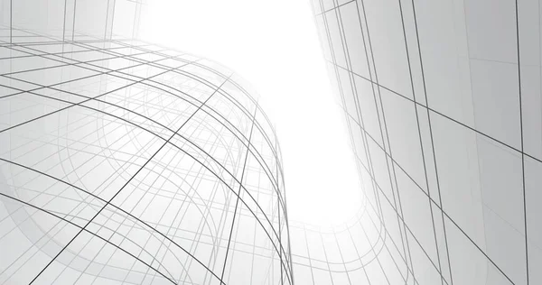 Diseño Abstracto Papel Pintado Arquitectónico Fondo Concepto Digital — Foto de Stock