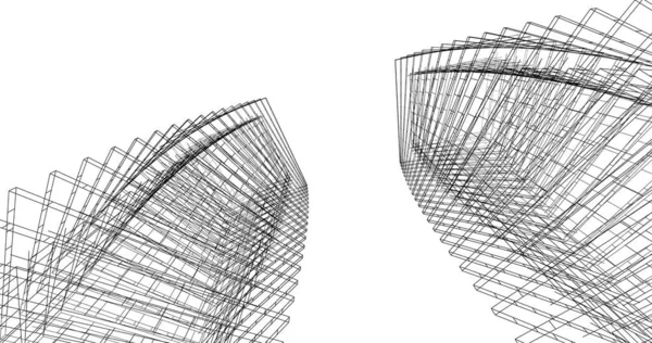 Абстрактный Архитектурный Дизайн Обоев Цифровой Концепт Фон — стоковое фото