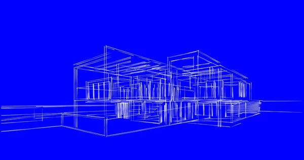 Абстрактный Архитектурный Дизайн Обоев Цифровой Концепт Фон — стоковое фото
