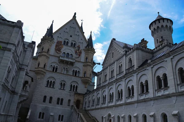 Castelo Velho Com Torre Tiro Arquitetônico — Fotografia de Stock