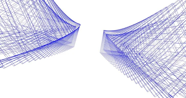Structure Architecturale Géométrique — Photo