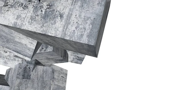 Arkaplanda mimari bina 3d illüstrasyon