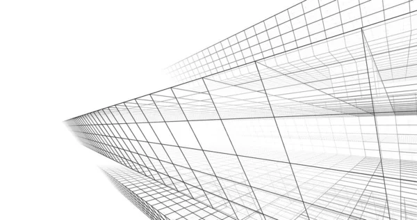 Абстрактный Архитектурный Дизайн Обоев Цифровой Концепт Фон — стоковое фото