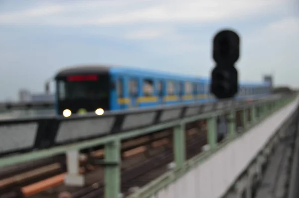 Suddig Stad Färgglada Abstrakt Bakgrund — Stockfoto