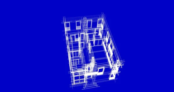 抽象的な建築壁紙のデザインデジタルコンセプトの背景 — ストック写真