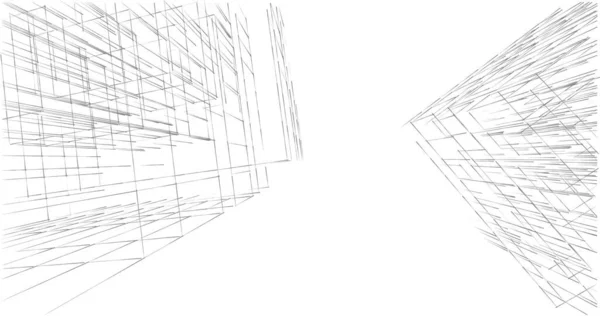 Абстрактный Архитектурный Дизайн Обоев Цифровой Концепт Фон — стоковое фото