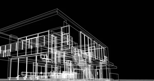 抽象的な建築壁紙のデザインデジタルコンセプトの背景 — ストック写真