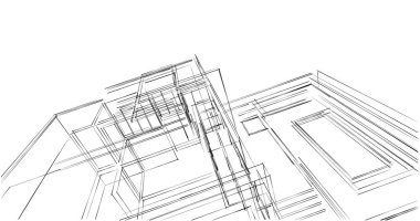 Geometrik mimari binalar tasarımı