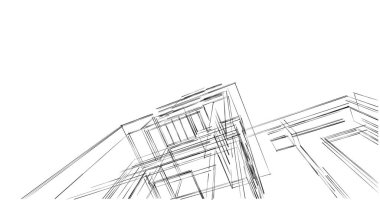 Geometrik mimari binalar tasarımı