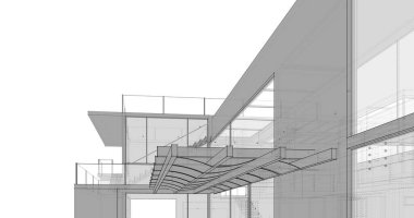 minimal geometrik mimari binalar tasarımı