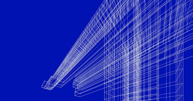 minimal çizim sanatı, geometrik mimari binalar tasarımı