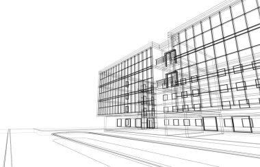 minimal geometrik şekiller, mimari çizgiler