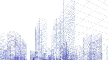 minimal geometrik şekiller, mimari çizgiler