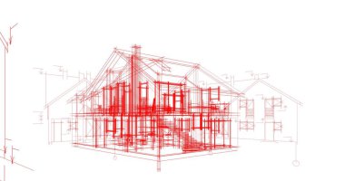 minimal geometrik şekiller, mimari çizgiler