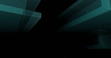 minimal çizim sanatı, geometrik mimari binalar tasarımı