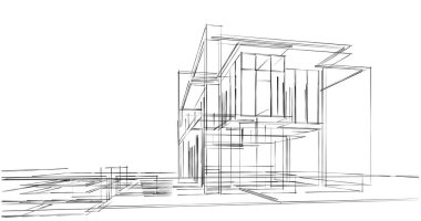 Geometrik mimari binalar tasarımı