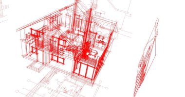 minimal geometrik şekiller, mimari çizgiler